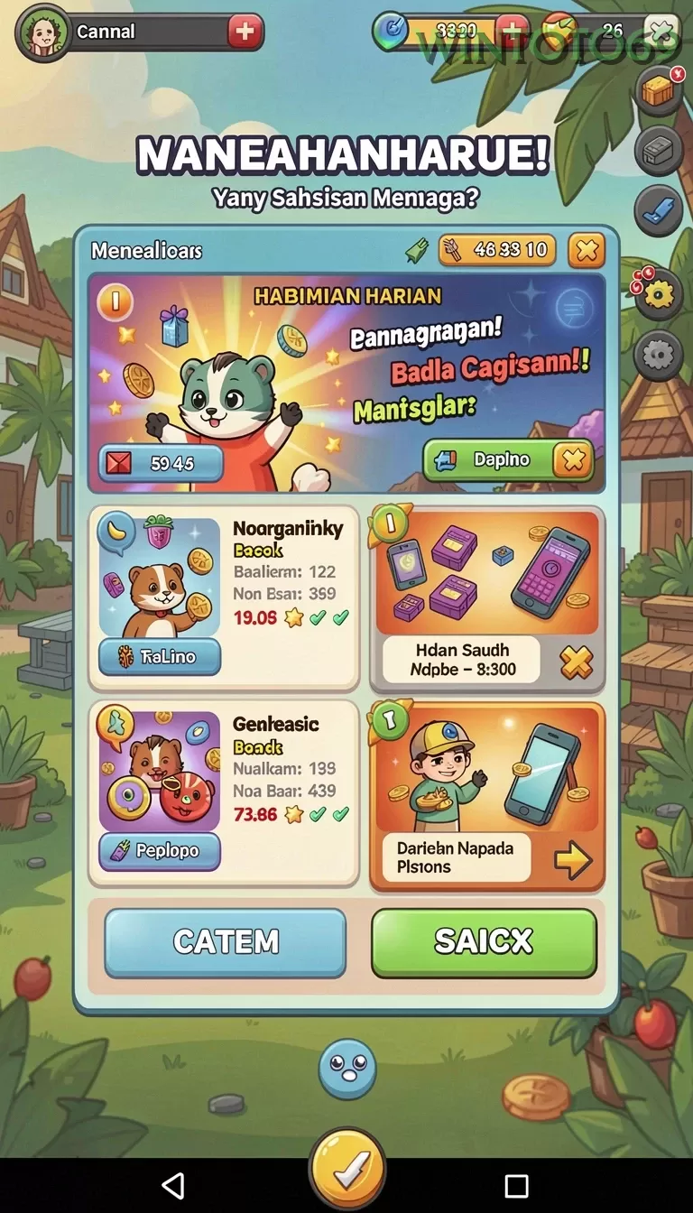 Cuplikan layar VIPINVITATION — menu navigasi