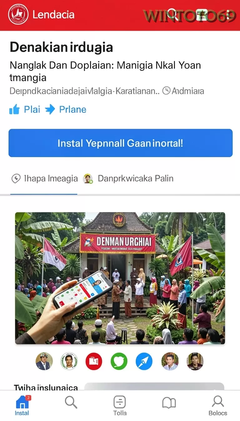 Cuplikan layar ESSE4D — halaman utama