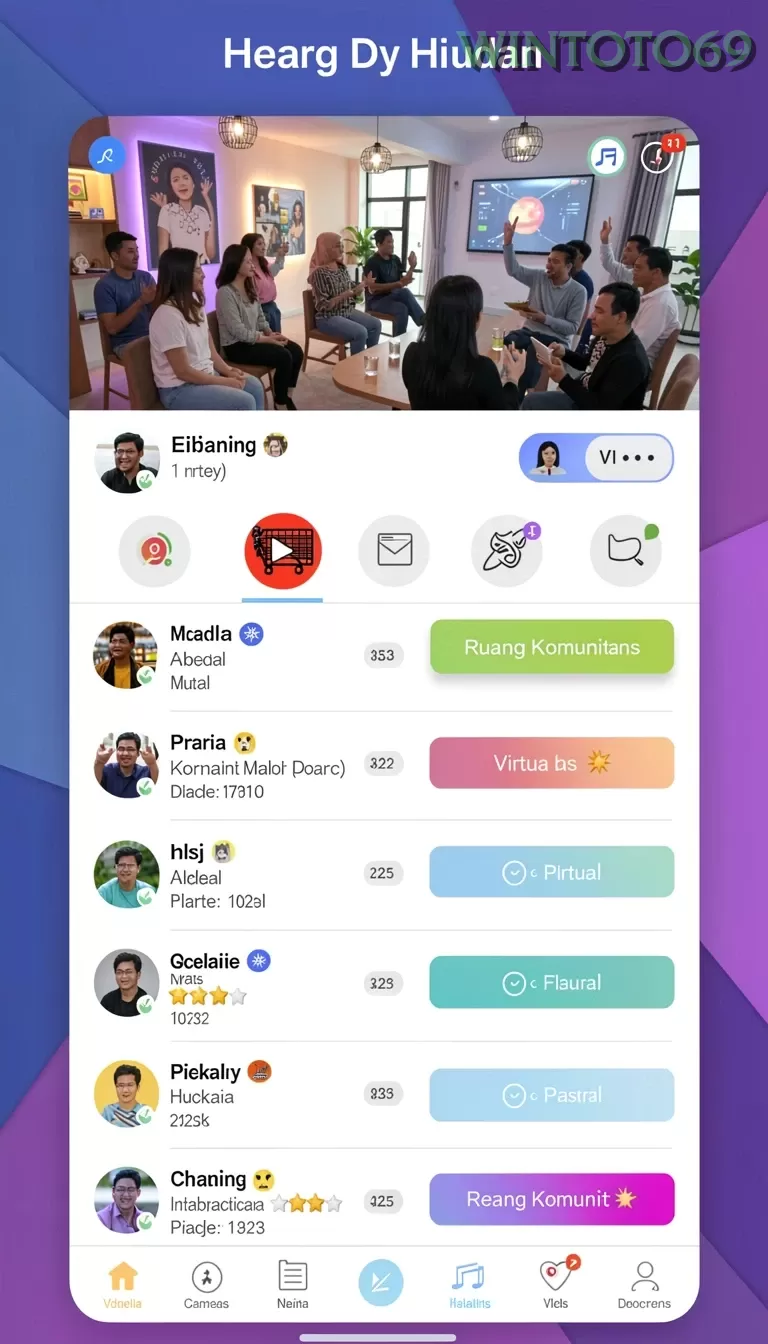 Cuplikan layar ME355 — halaman utama